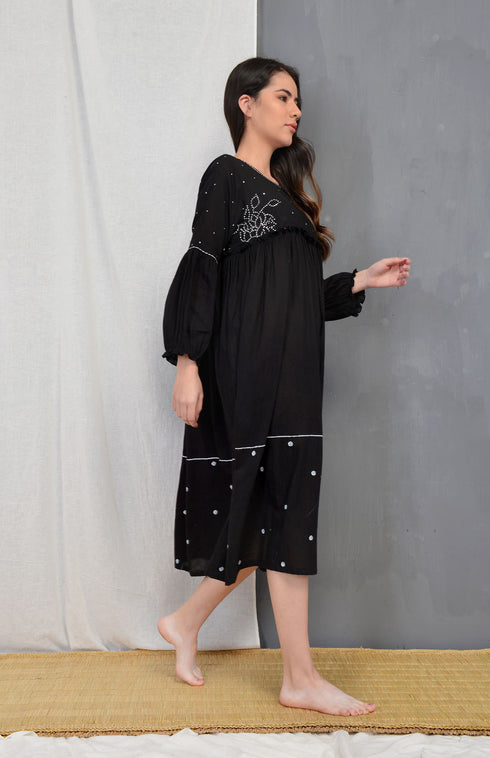 Black Charcoal Ella Dress