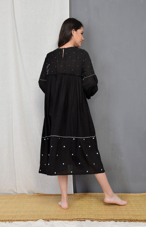 Black Charcoal Ella Dress