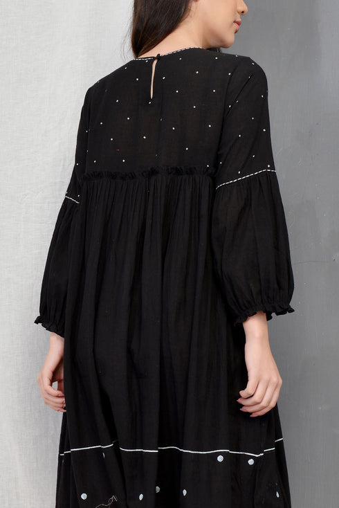 Black Charcoal Ella Dress