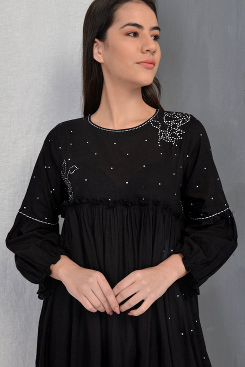 Black Charcoal Ella Dress