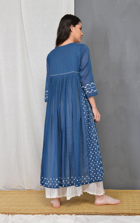 Ink Blue Indigo Myoho Summer Dress