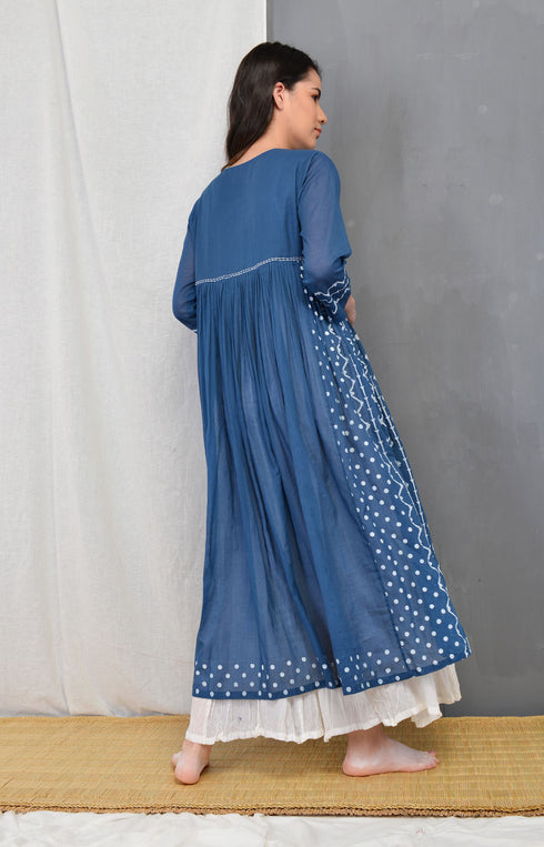 Ink Blue Indigo Myoho Summer Dress