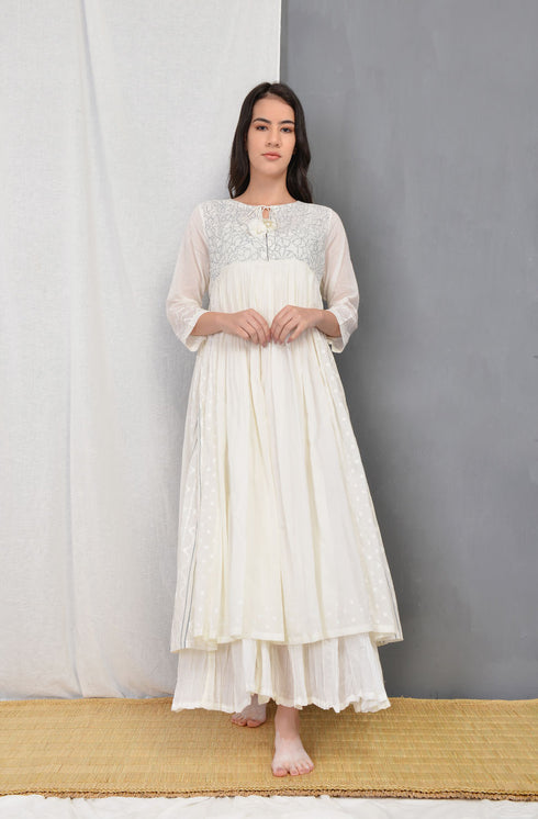 Ecru Daisy Myoho Summer Dress