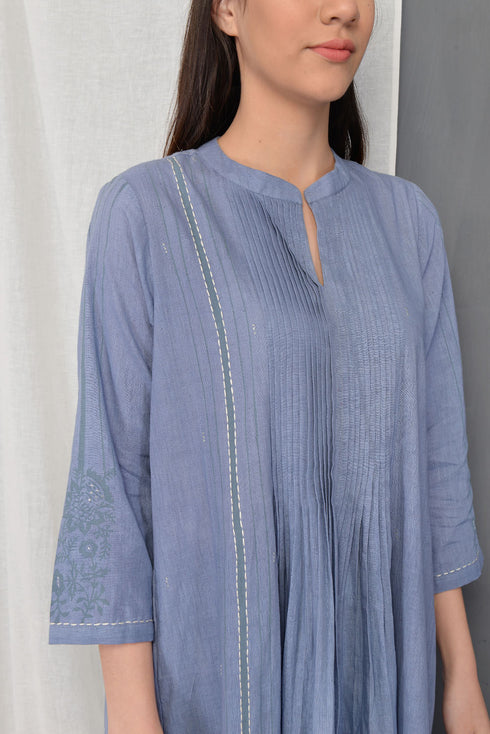 Blue Grey Slate Casey Tunic Set