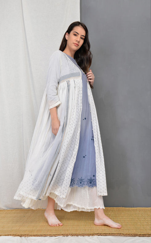 Ecru Daisy April Overlay Jacket