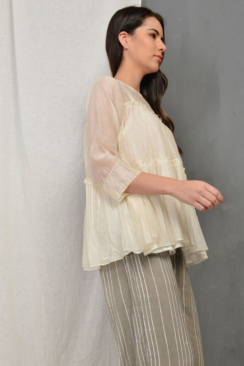 Ecru Daisy Anne Tunic