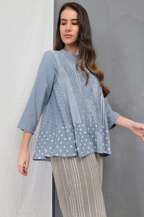 Blue Grey Slate Carter Tunic