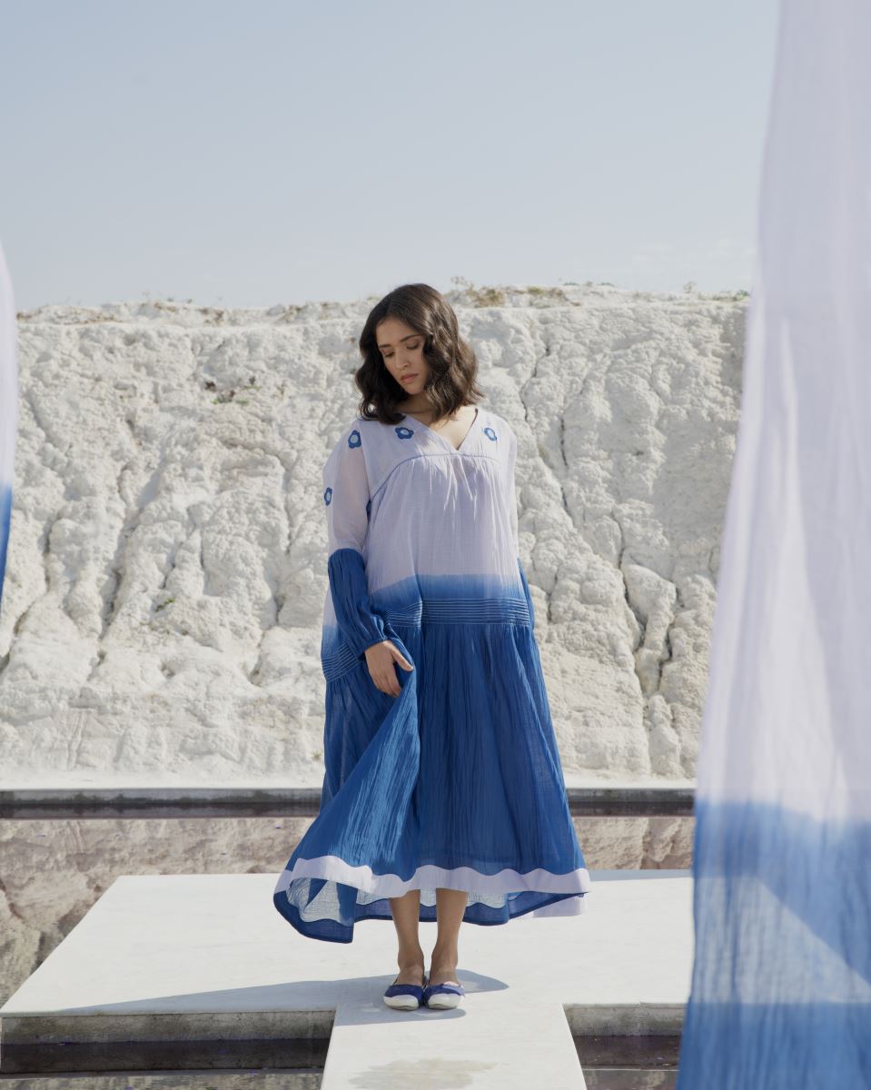 ELATA BEACHWEAR DRESS / SKY BLUE