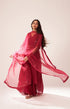 Place The Dot red sharara set