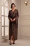 Rajdeep ranawat black printed bandhani silk crepe dress