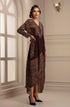 Rajdeep ranawat black printed bandhani silk crepe dress