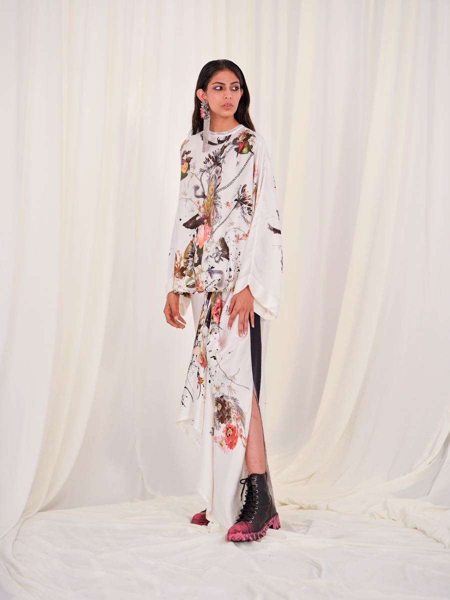 White Pickup Skirt Jacket