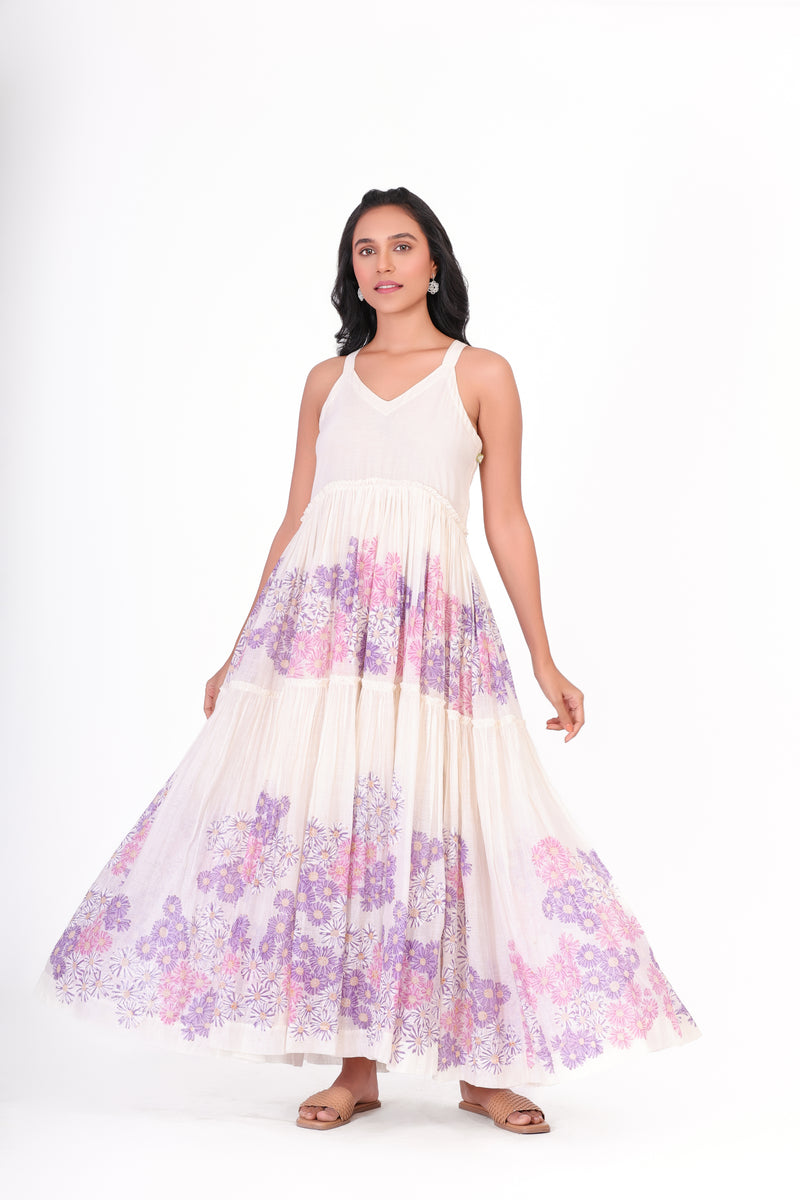 Nemesis Maxi Dress Ivory main image 1