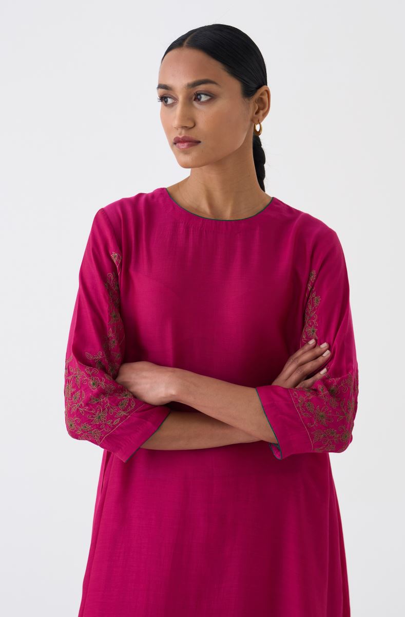 Buy - Inara rani pink kurta set | Elan Store