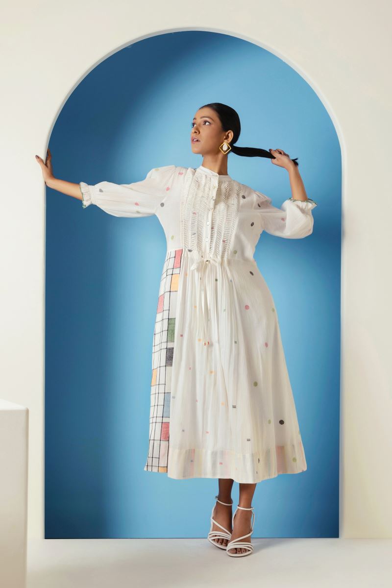 Buy Prism zig zag zenith dress Elan Store