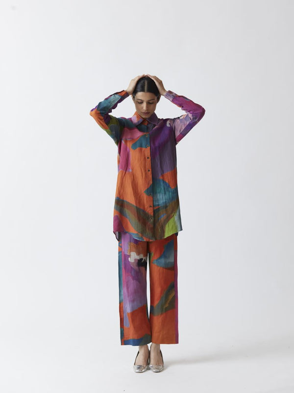 Daisy Co-Ord Set - Red main image 0