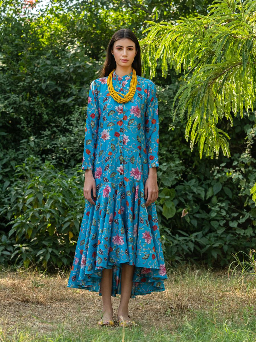 princess polly baby blue dress Nere Boho Dress – Style Me Luxe main image 0